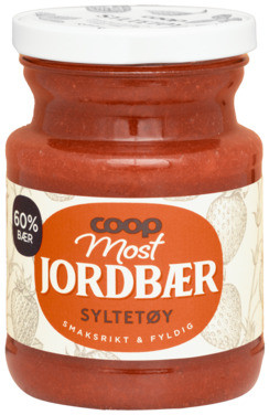 Coop Jordbærsyltetøy Most 60% 370g