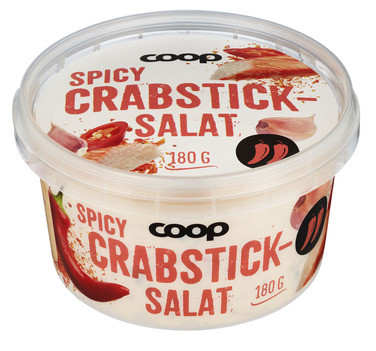 Coop Spicy Crabstick Salat 180g