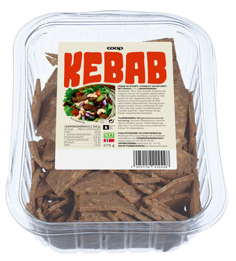 Kebab av Storfe 275g Coop