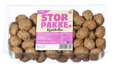 Coop Kjøttboller Svenske 1,3kg