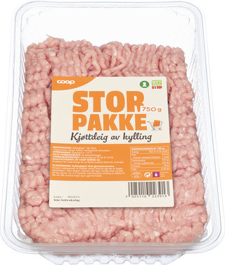 Coop Stor Pakke Kjøttdeig av Kylling 750g