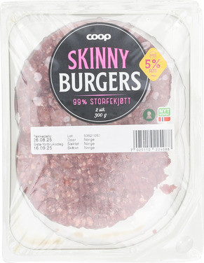 Coop Gp Skinny Burgers 300g