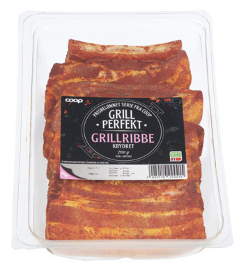 Coop Gp Grillribbe med Krydder 700g
