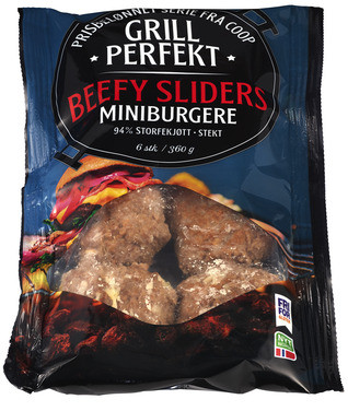 COOP BEEFY SLIDERS 360G