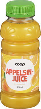 Appelsinjuice 250ml Coop