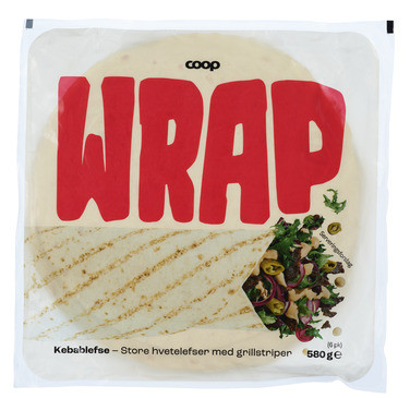 COOP Kebab wrap 580g