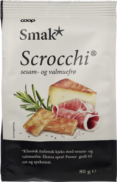 Smak Scrocchi Sesam og Valmuefrø 80g