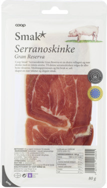 Serrano Gran Reserva 80g Smak