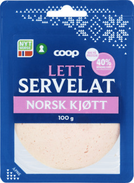 Coop Lett Servelat 100g Std
