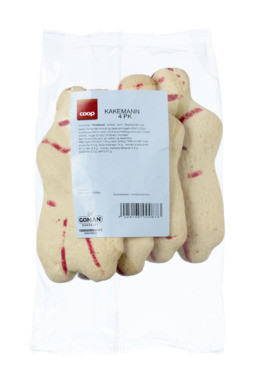 Coop Kakemenn 4pk 250g