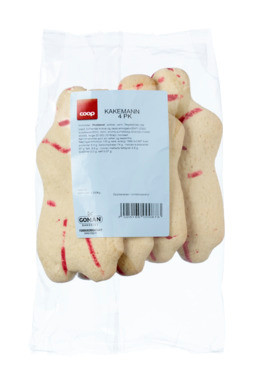 Coop Kakemenn 4pk 250g