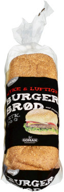 Coop Burgerbrød 6pk 500g