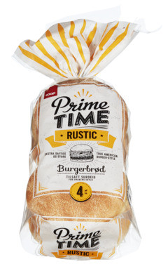 Coop Prime Time Rustic Burgerbrød 320g