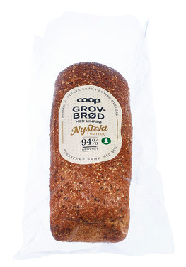Coop Grovt Brød med Linfrø Bs 750g