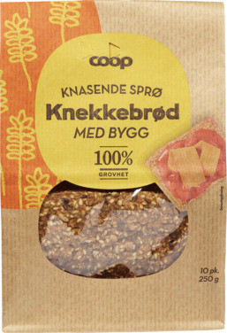 Coop Bygg Knekkebrød 250g