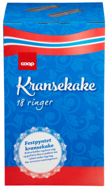 Coop Kransekake 18 Ringer 900g