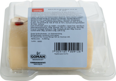Coop Marsipankake 2pk 250g