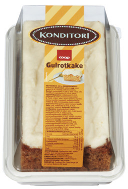 Coop Gulrotkake 400g