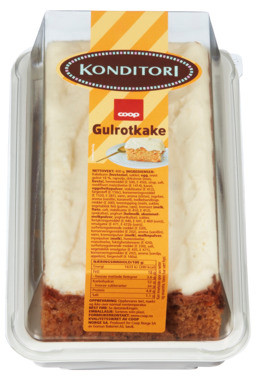 Coop Gulrotkake 400g