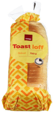 Coop Toast Loff Skåret 750g