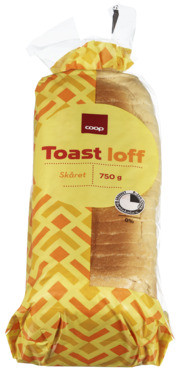 Coop Toast Loff Skåret 750g