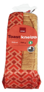 Coop Toast Kneipp Skåret 750g