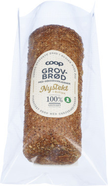 Coop Grovbrød med Hvete- og Havrekli Bs 750g
