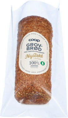 Coop Grovbrød med Hvete- og Havrekli Bs 750g