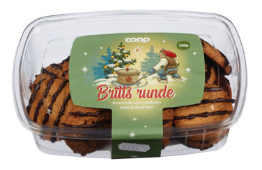Coop Britts Runde med Sjokolade 220g
