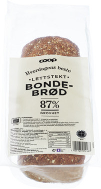 Coop Bondebrød Lettstekt 750g
