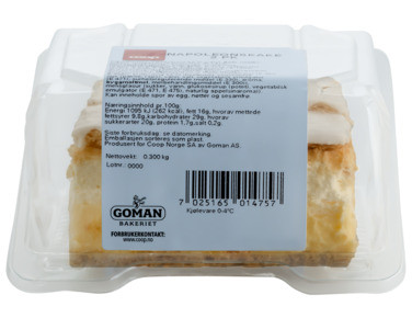 Coop Napoleonskake 2pk 300g