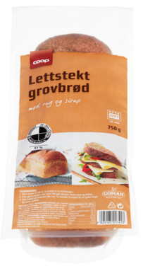 Coop Lettstekt Grovbrød 750g