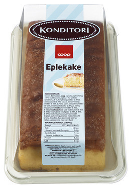 Coop Eplekake 400g
