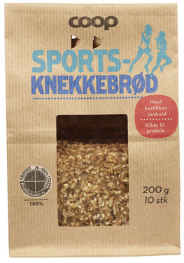 Coop Sportsknekkebrød 200g