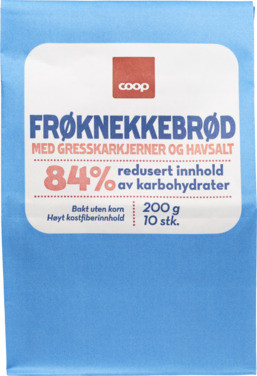 Coop Frøknekkebrød med Gresskar og Salt 200g
