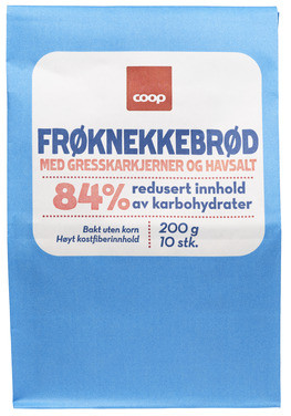 Coop Frøknekkebrød med Gresskar og Salt 200g
