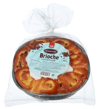 Coop Brioche Sjokolade 600g