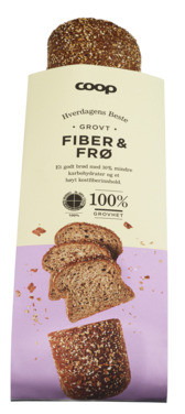 Coop Fiber og Frø Brød 650g