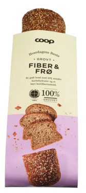 Coop Fiber og Frø Brød 650g