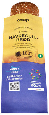 Coop Havregullbrød 750g