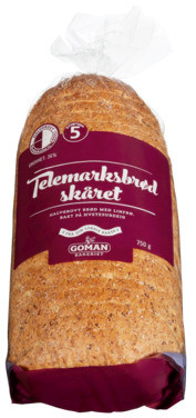 Goman Telemarksbrød Skåret 750g