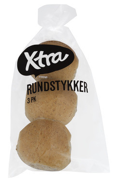 X-tra Rundstykker 3pk 180g