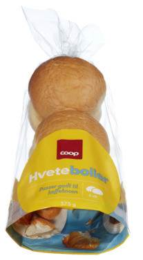 Coop Hveteboller 6pk 375g