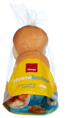 Coop Hveteboller 6pk 375g