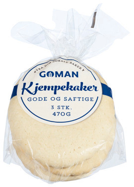 Goman Kjempekaker 3pk 470g