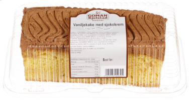Goman Vaniljekake med Sjokokrem 420g