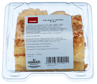 Coop Verdens Beste 2pk 300g