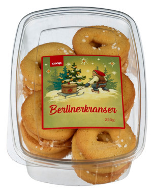Coop Berlinerkranser 220g