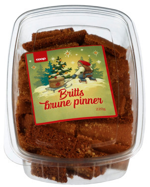 Coop Britts Brune Pinner 220g