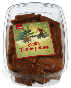 Coop Britts Brune Pinner 220g